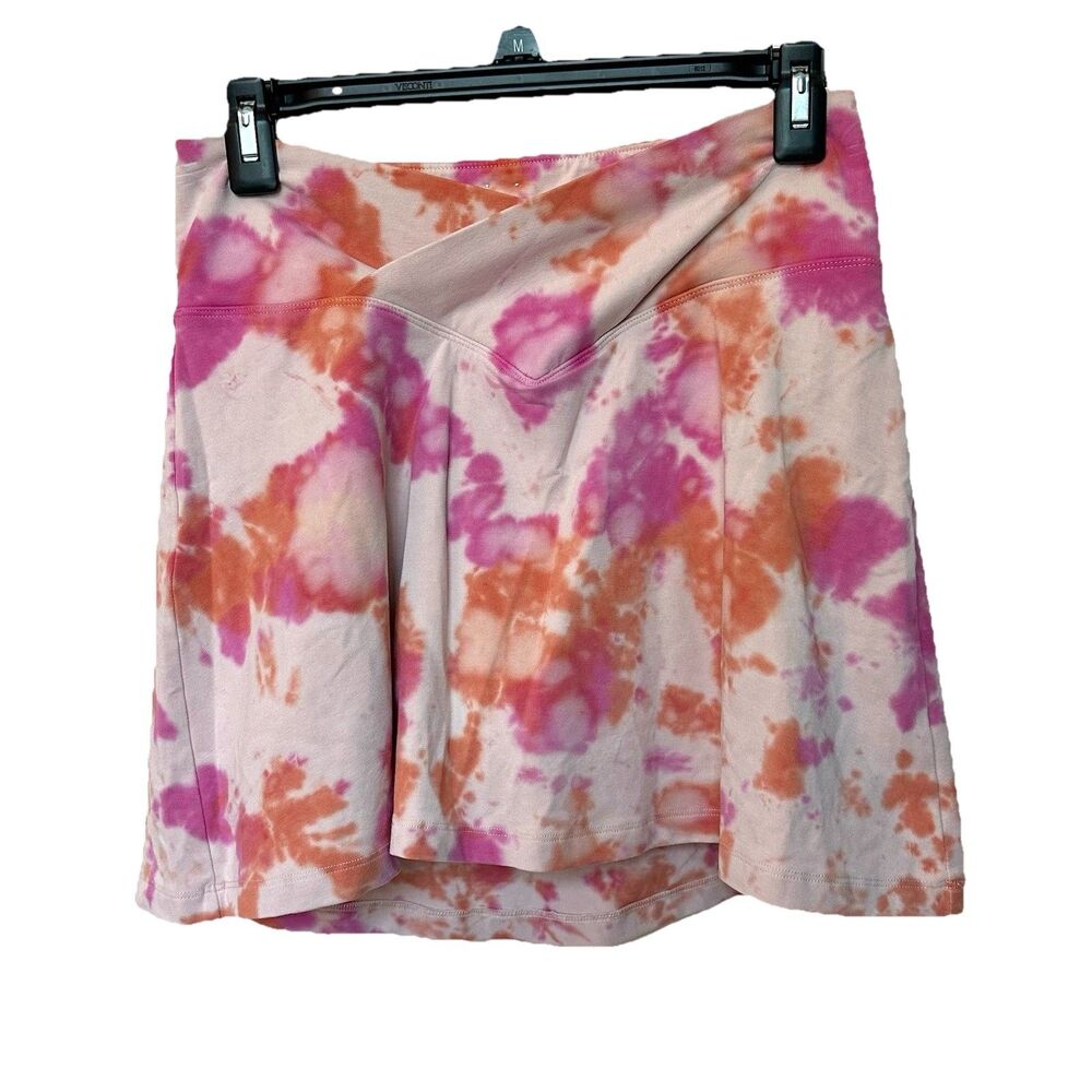 PINK Victoria’s Secret Skort Skirt Med Crossover Athletic Sports Golf Tie Dye